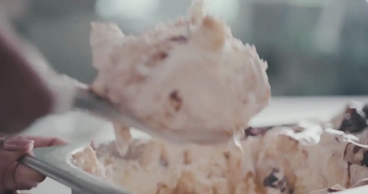 Texture du gelato, film d'ambiance