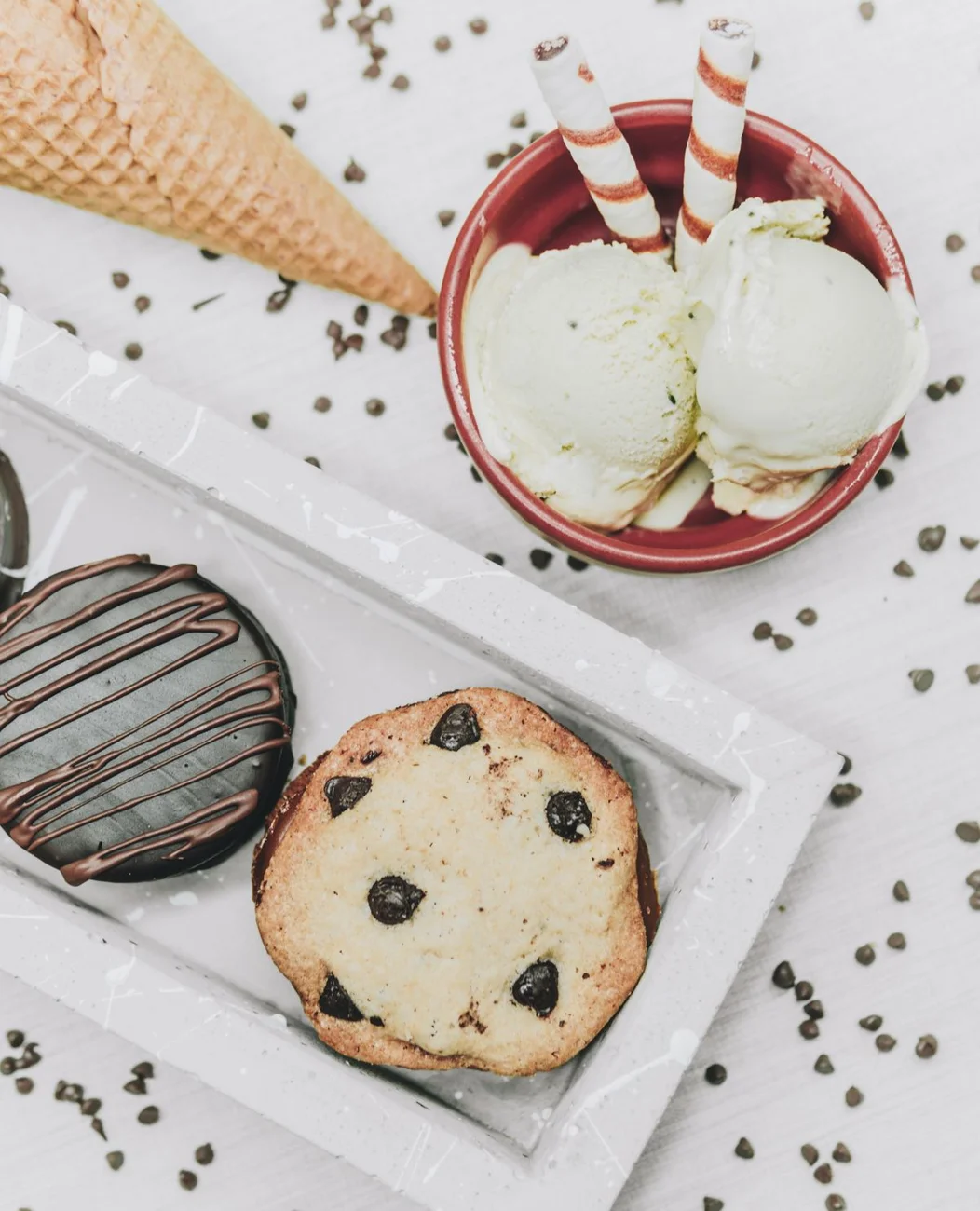 Dessert glacé et pâtisserie, photo d'illustration Pexels